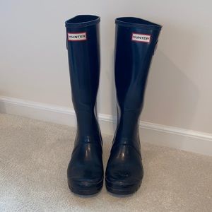 Hunter Black Rain Boots